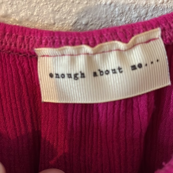 Enough about me small off shoulder crop top - Picture 2 of 2
